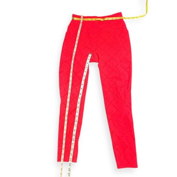 SHEFIT Women’s Hot Coral Red Luxe High Compression Boss Legging Size Large - Picture 5 of 5